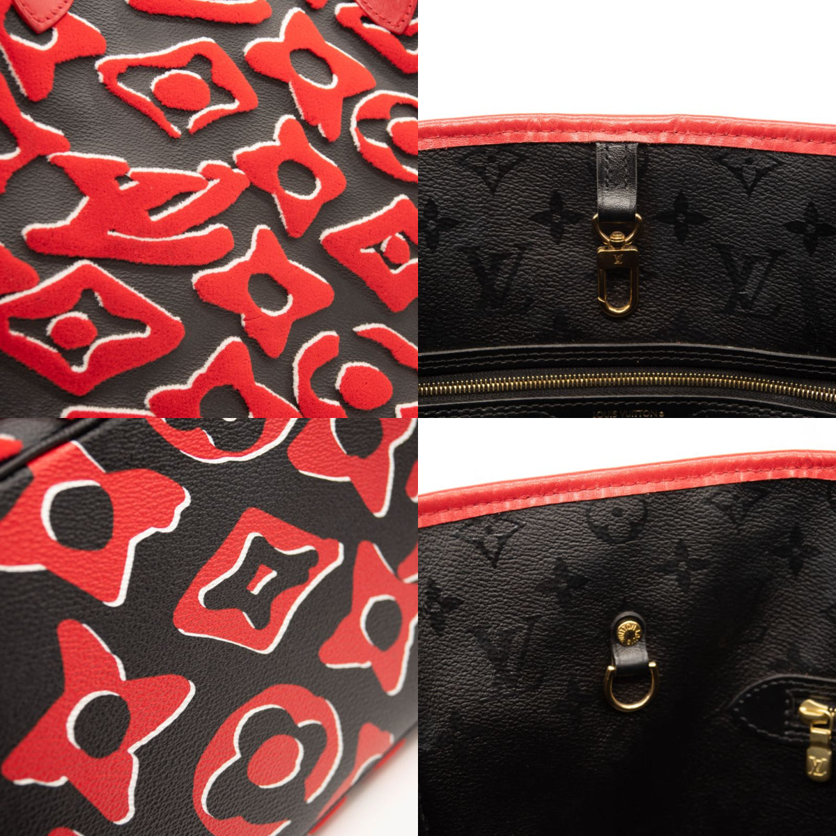 black and red louis vuittons handbags