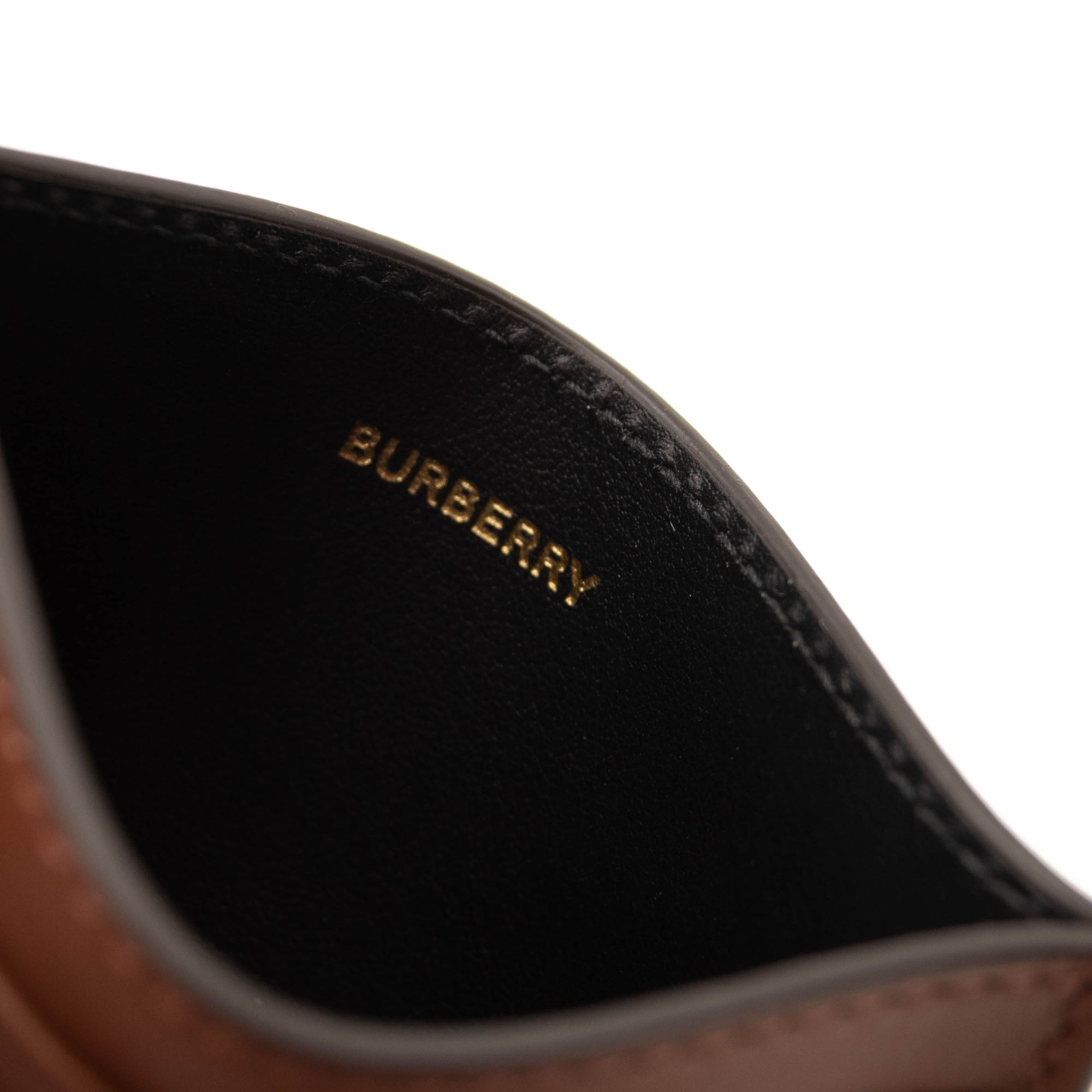 NEW Burberry Two-Tone Card Holder