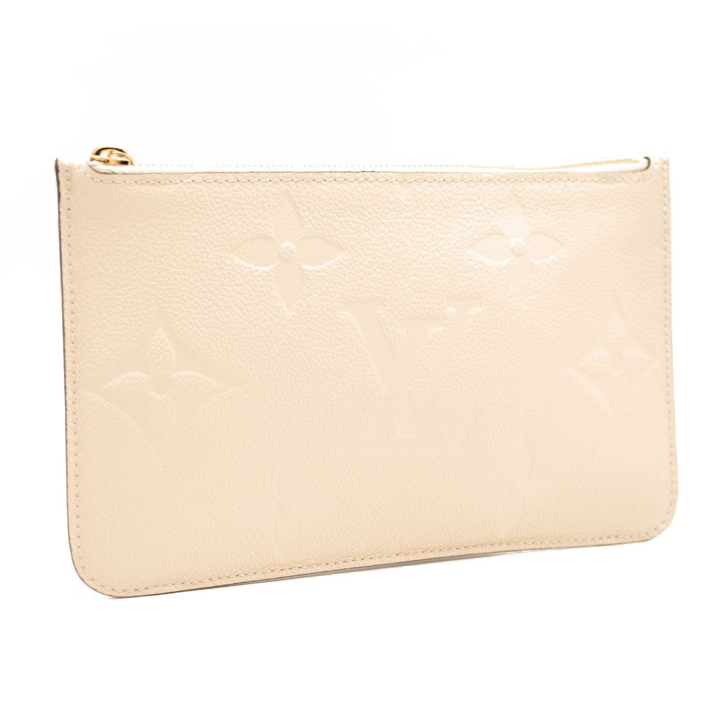 Louis Vuitton Empreinte Monogram Giant Neverfull MM Pochette Cream