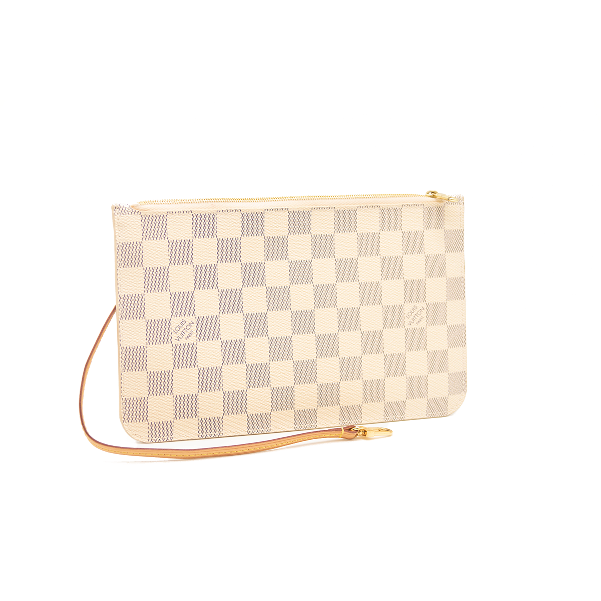 2019 LOUIS VUITTON Damier Azur Neverfull MM GM Pochette MS1199