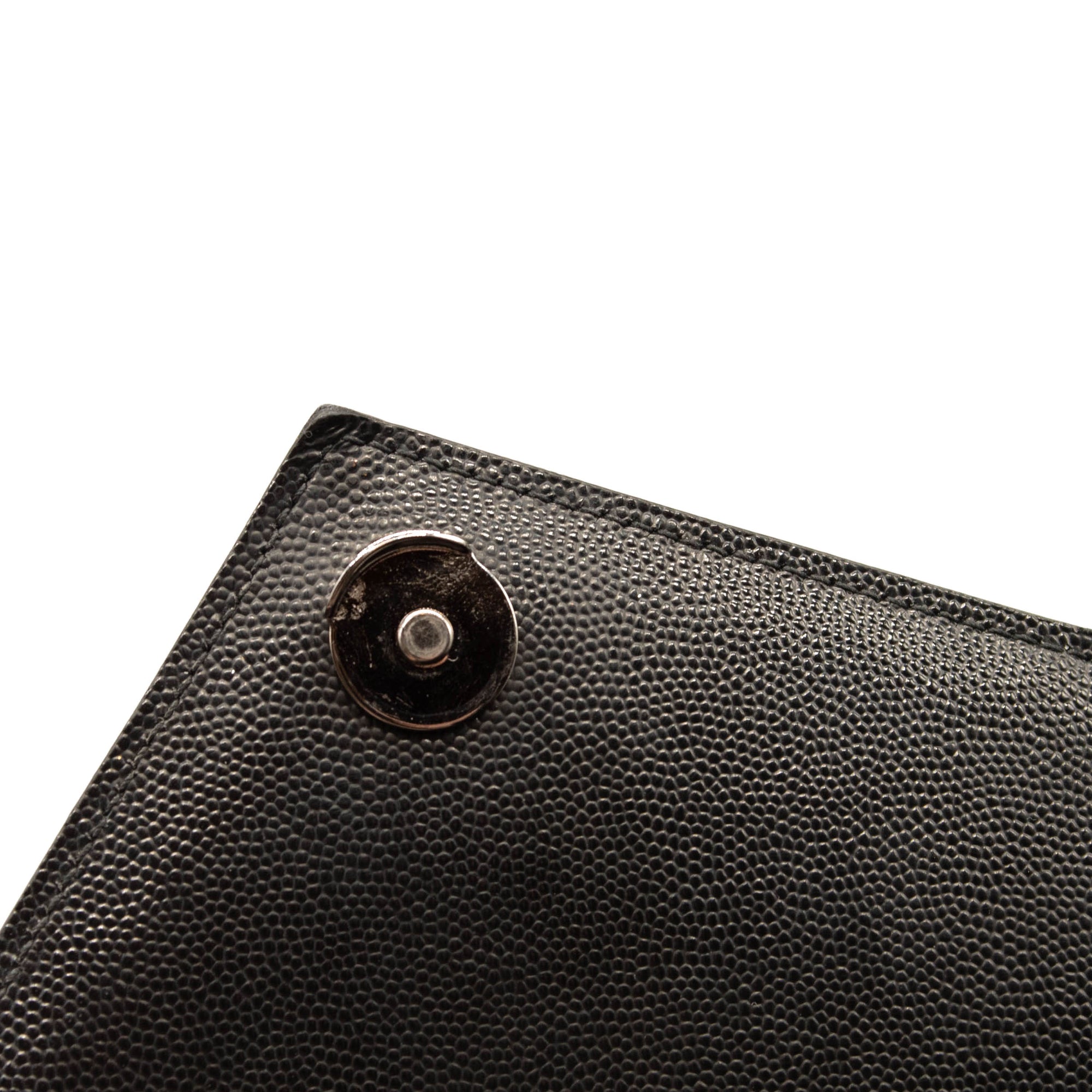 Saint Laurent Medium Envelope Chain Shoulder Bag Black Noir Mixed Matelasse