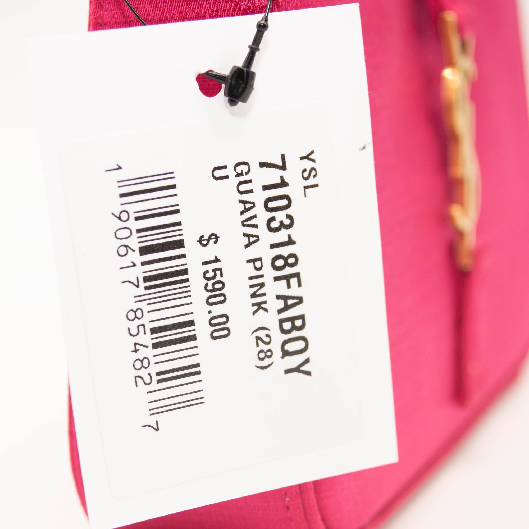 Saint Laurent Le 5 A 7 Mini In Satin Guava Pink