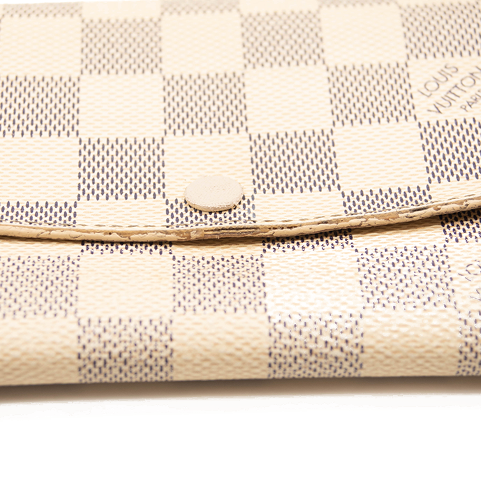 Louis Vuitton Damier Azur Emilie Wallet