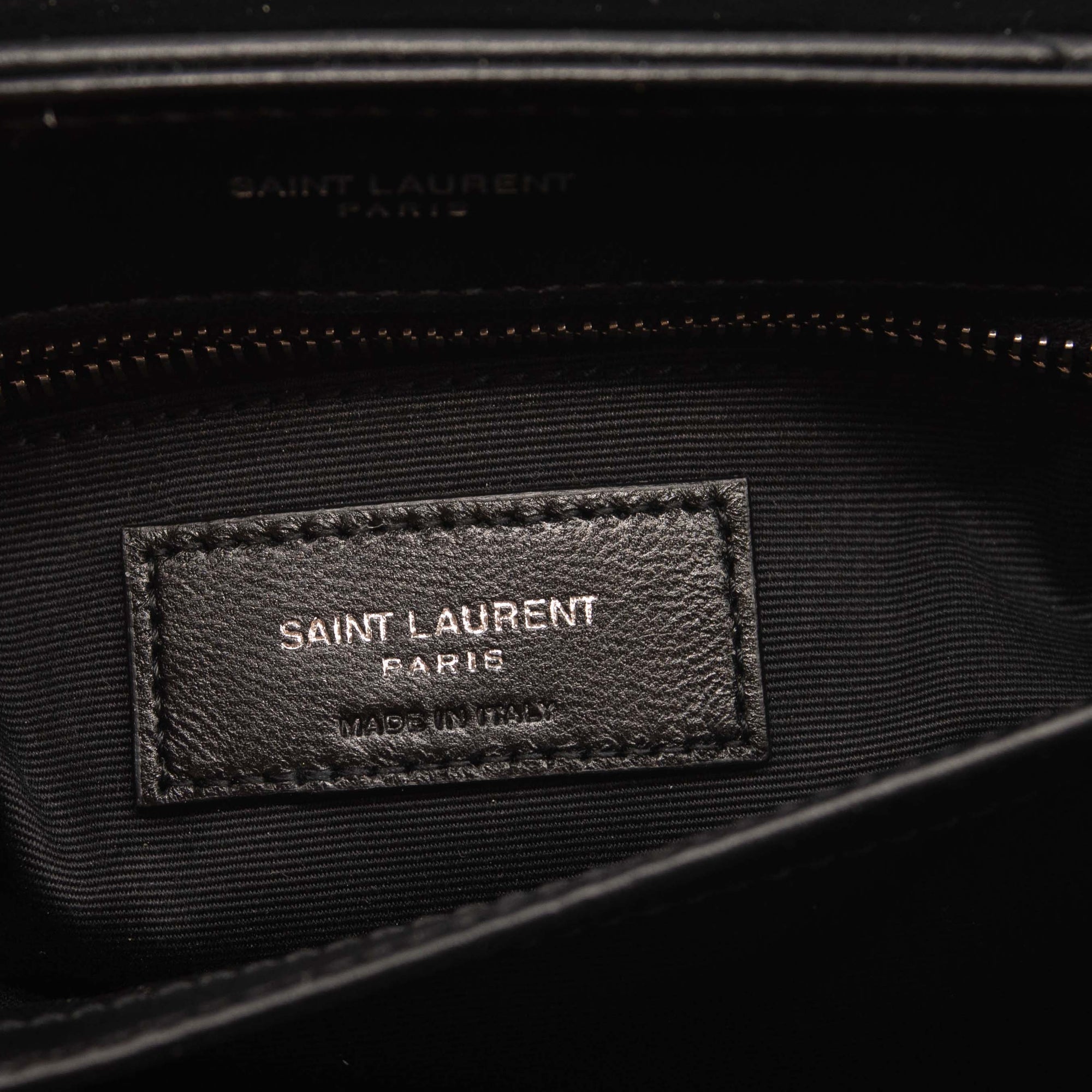 NEW Saint Laurent Toy Loulou Strap Bag in Quilted Y Shoulder Bag Black