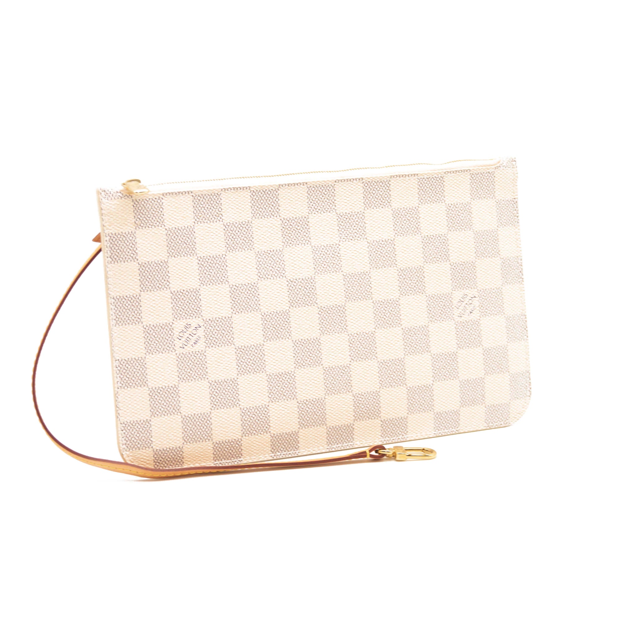 LOUIS VUITTON Damier Azur Neverfull MM GM Pochette