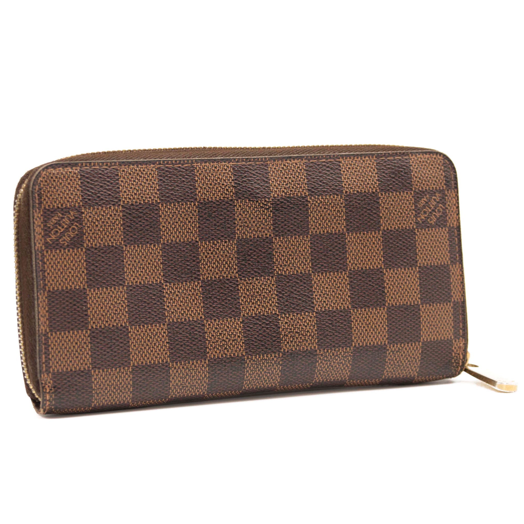 Louis Vuitton Damier Ebene Zippy Wallet C4019