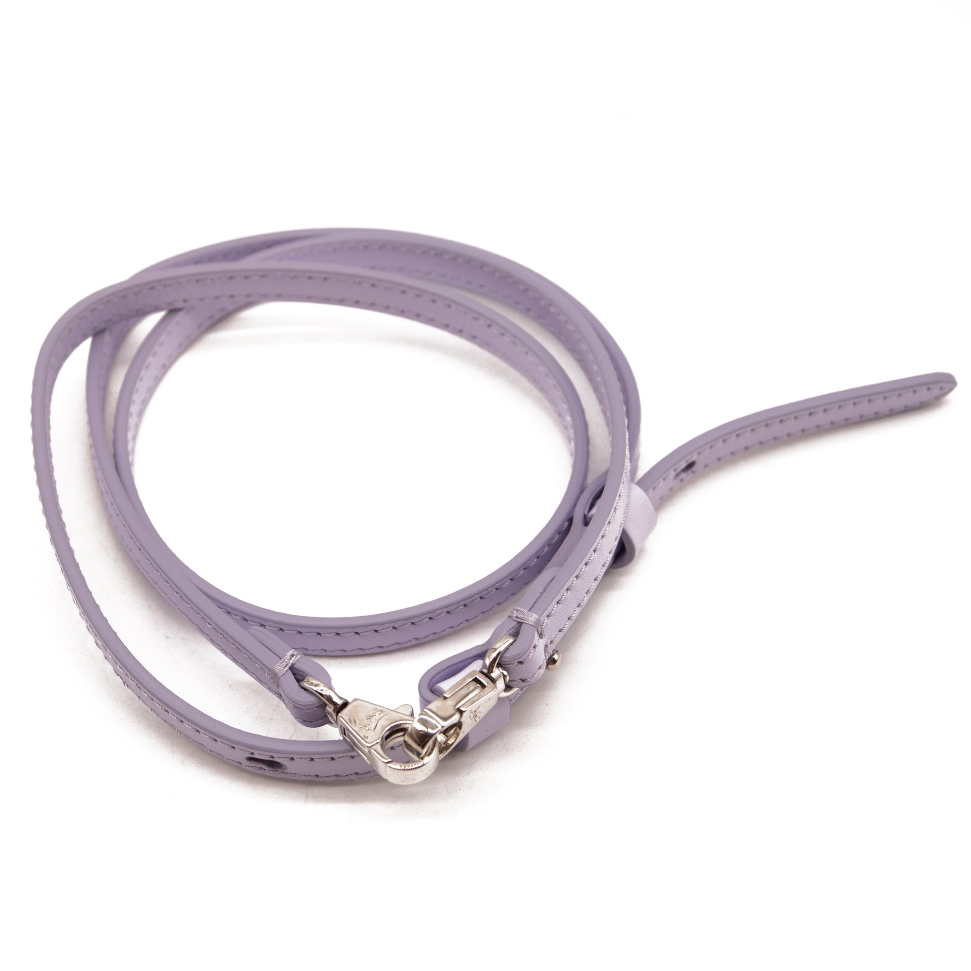 Christian Louboutin Mini Cabata North/South Leather Tote Purple