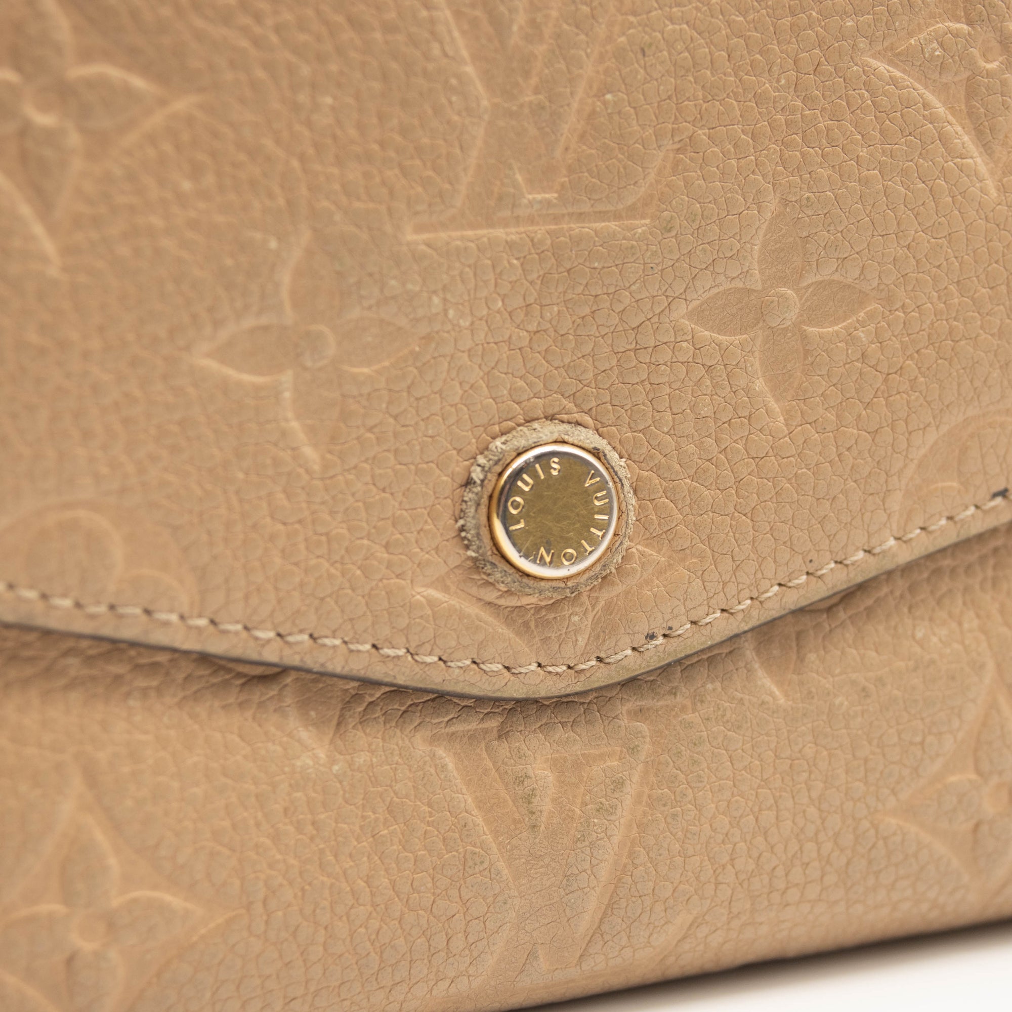 Louis Vuitton Empreinte Curieuse Wallet Dune Beige