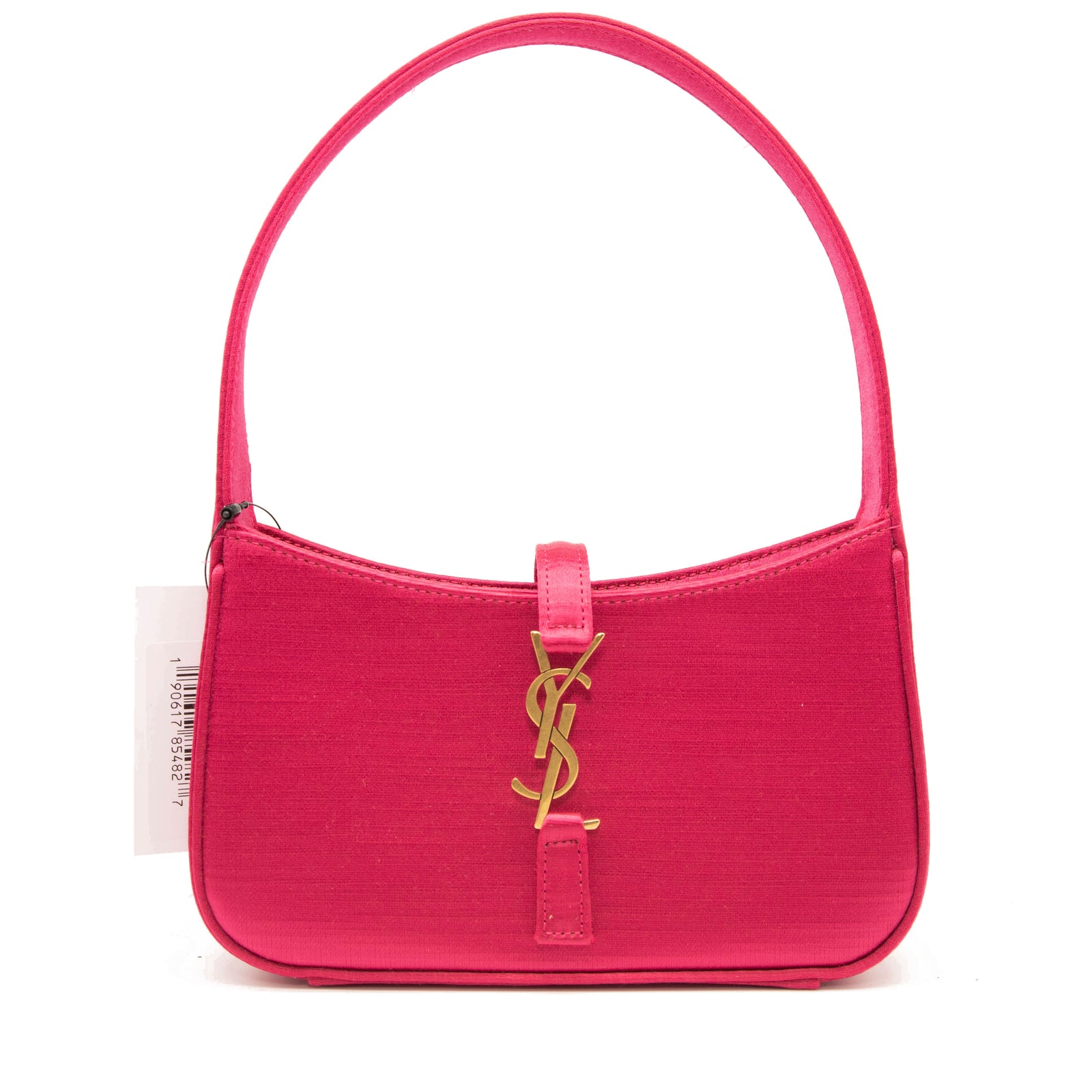 Saint Laurent Le 5 A 7 Mini In Satin Guava Pink