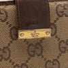 Gucci Supreme Canvas GG Monogram Compact Wallet Brown