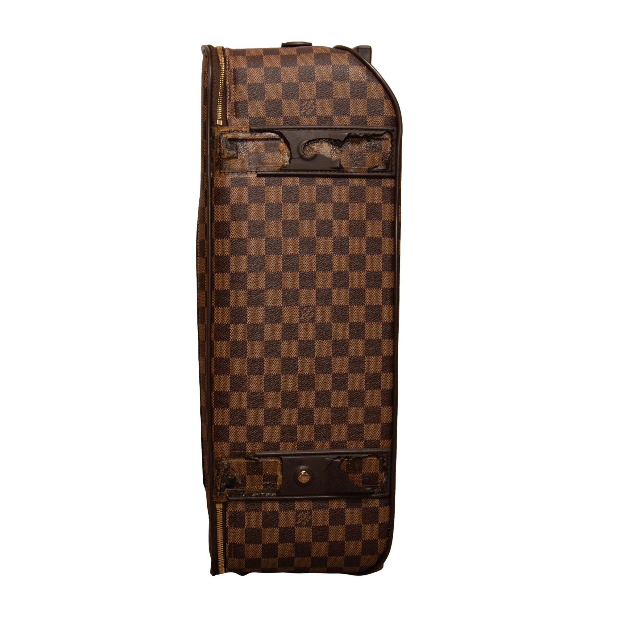 Louis Vuitton Damier Ebene Pegase 55 Rolling Luggage Carry On Suitcase