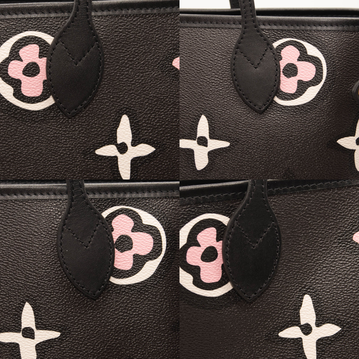 Louis Vuitton Monogram Giant Wild At Heart Neverfull MM Tote Black