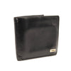 GUCCI Bifold wallet Compact G logo Unisex Leather Black