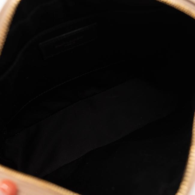 NEW SAINT LAURENT Calfskin Matelasse Monogram Lou Camera Bag in Dark Beige