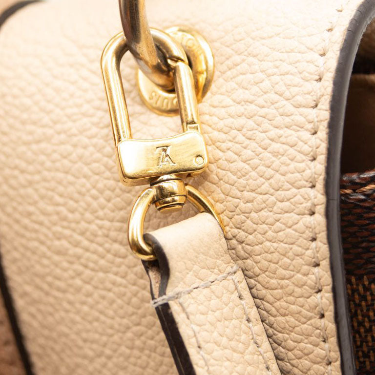 USED Louis Vuitton Clapton Creme Brown Damier Ebene Canvas Backpack