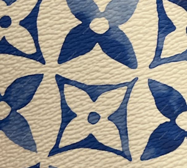 Louis Vuitton Neverfull MM Pochette Watercolor By the Pool Blue