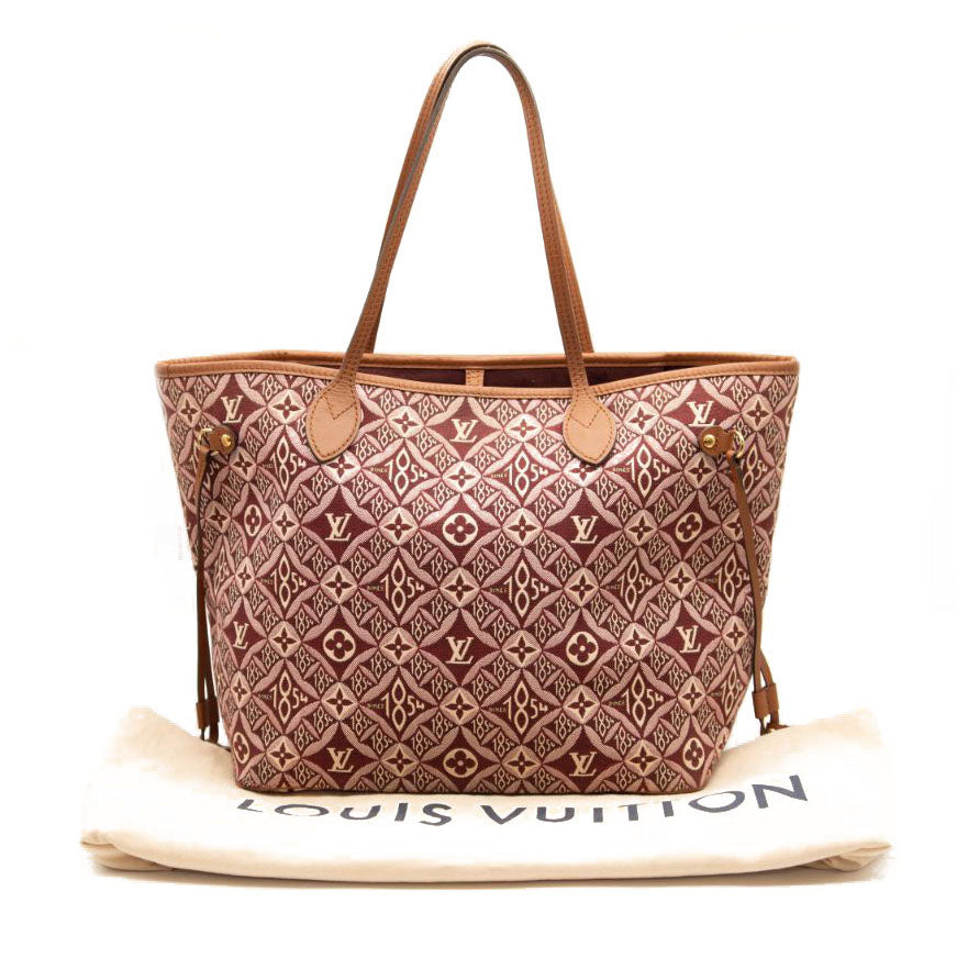Louis Vuitton Jacquard Since 1854 Neverfull MM Bordeaux