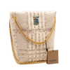 Burberry Small Lola Needle Punch Embroidered Canvas Bucket Bag