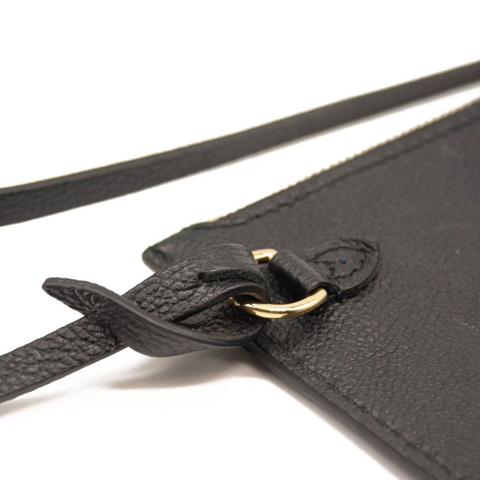 LOUIS VUITTON Empreinte Monogram Giant Neverfull MM Pochette Black