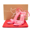 Christian Louboutin Loubigirl 100 Sandals In Rose-pink Patent Leather