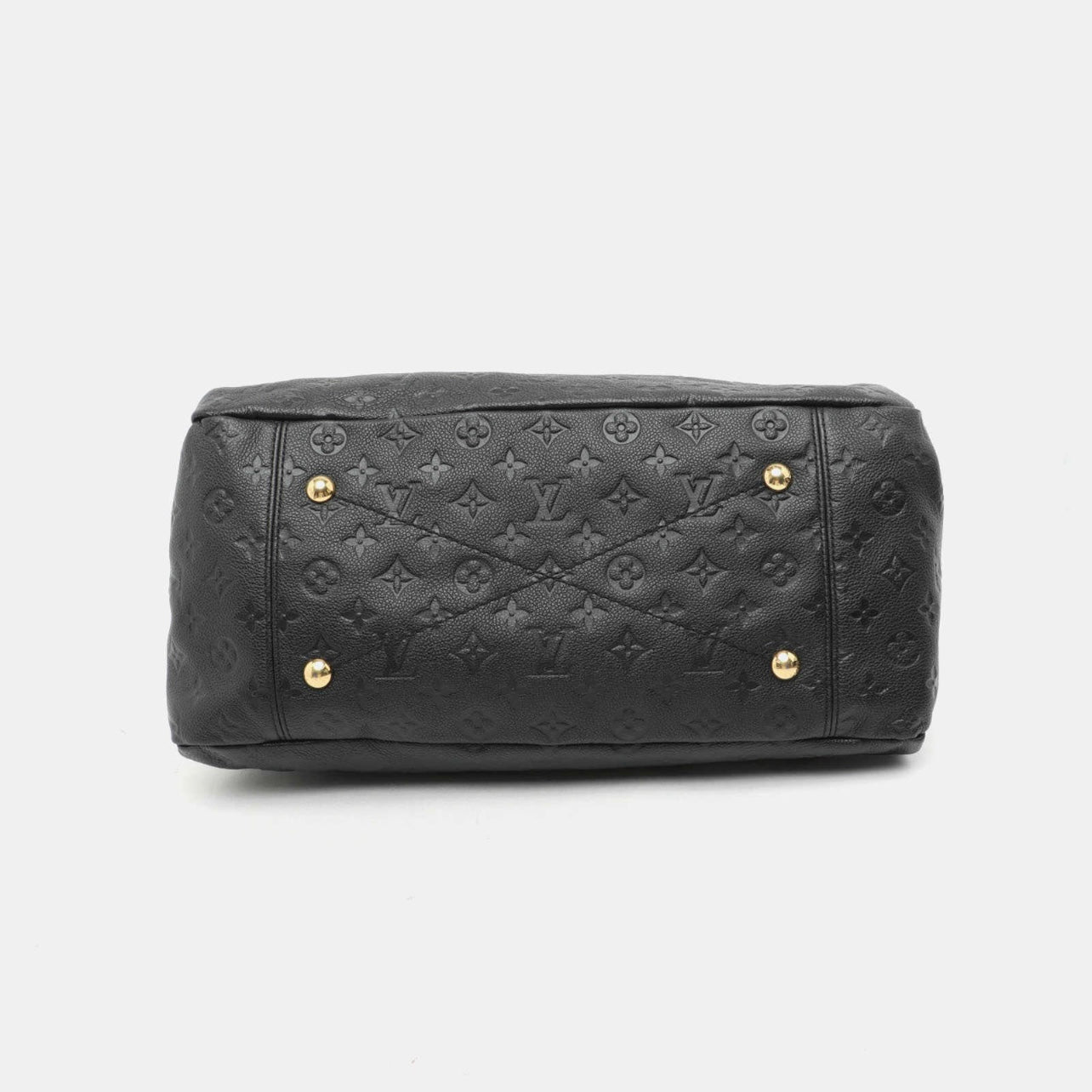 USED Louis Vuitton Empreinte Artsy MM Black Leather Hobo