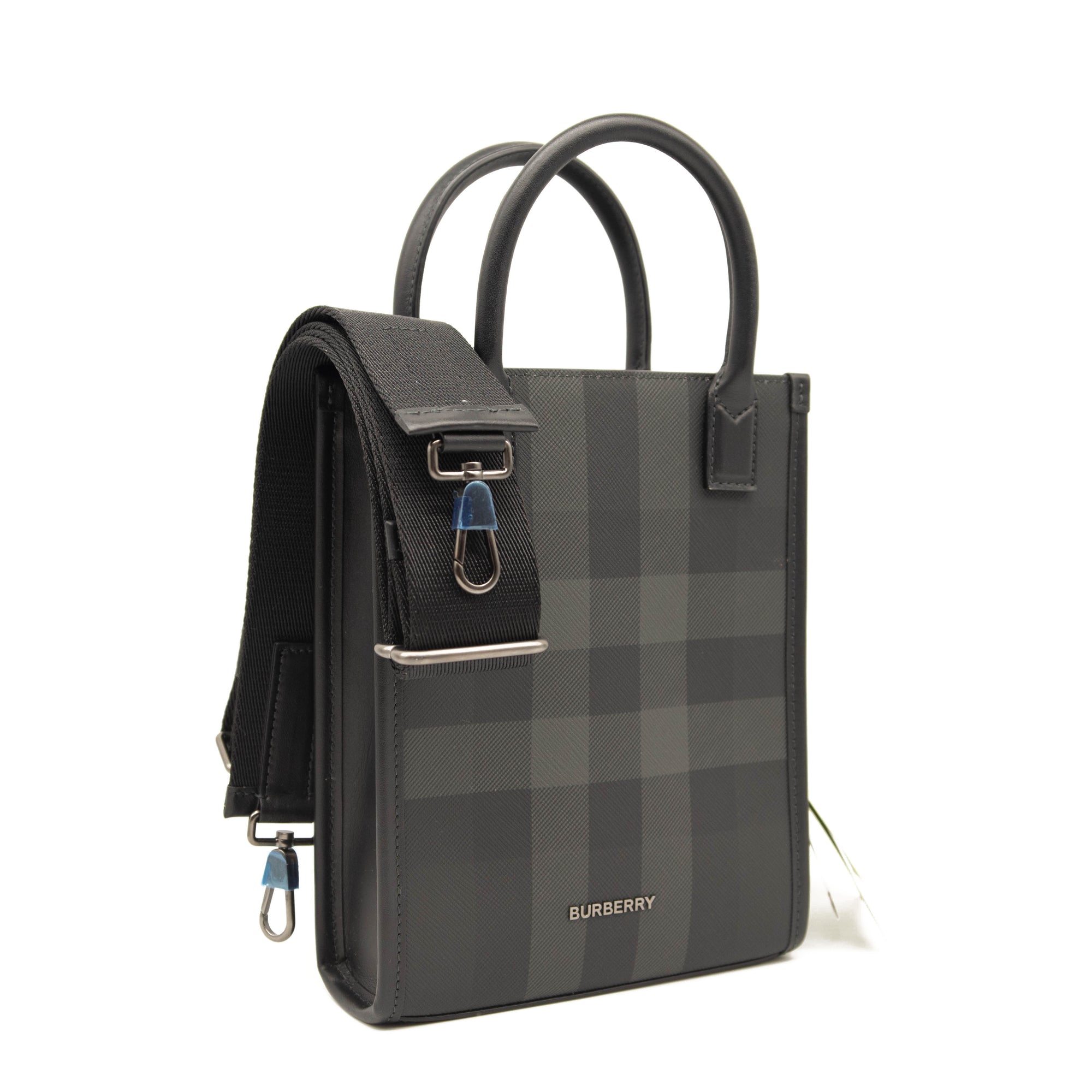 NEW Burberry Denny check-print messenger bag