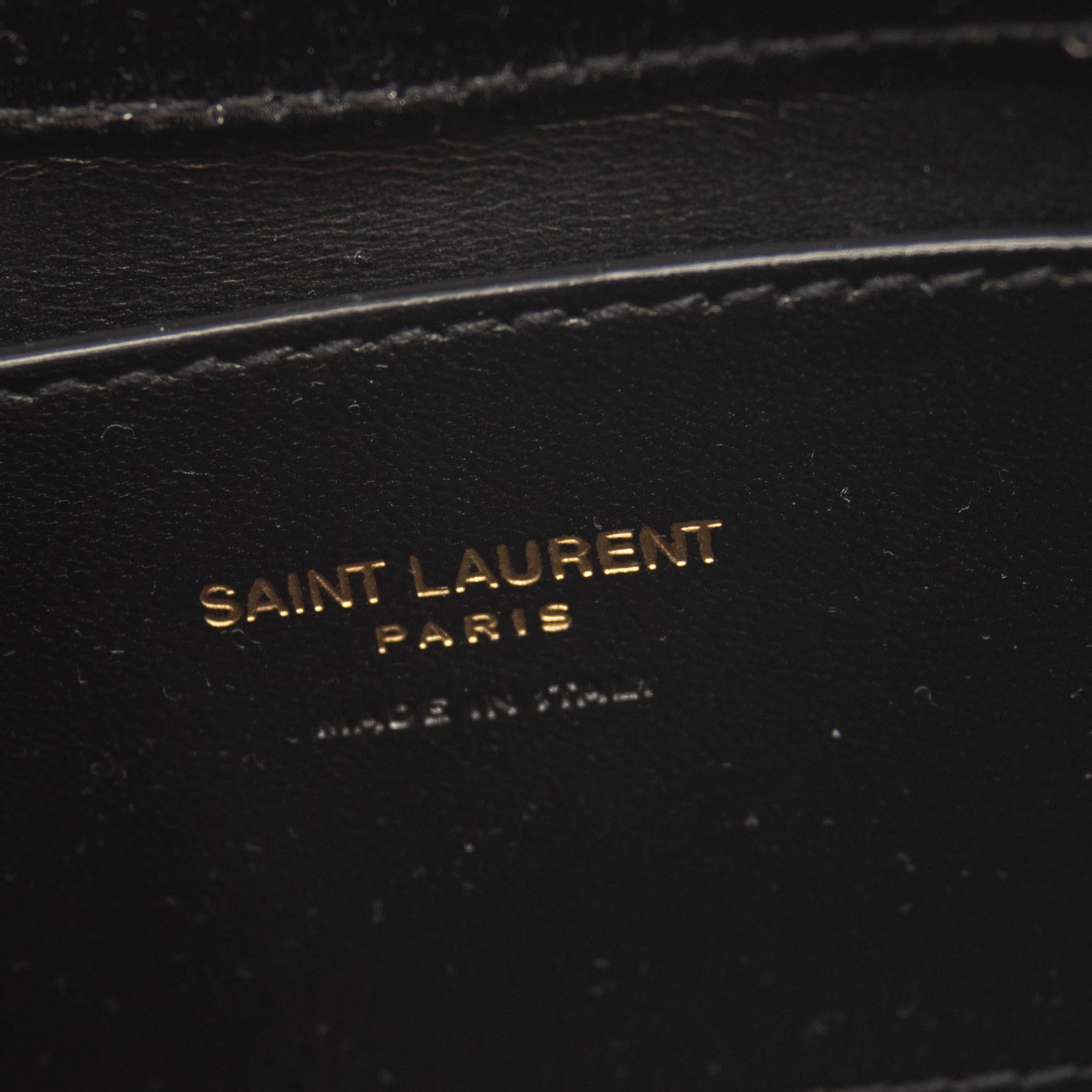 Saint Laurent Le 5 A 7 Mini In Satin Black Shoulder Bag