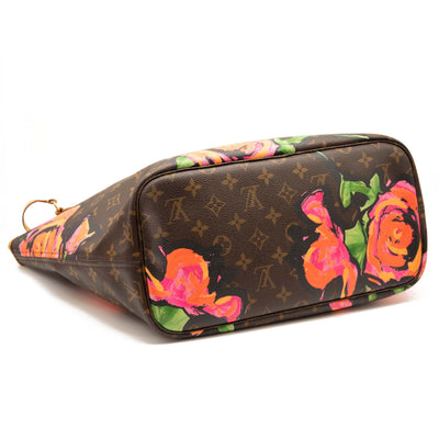 Louis Vuitton Monogram Roses Neverfull MM Tote SD4088