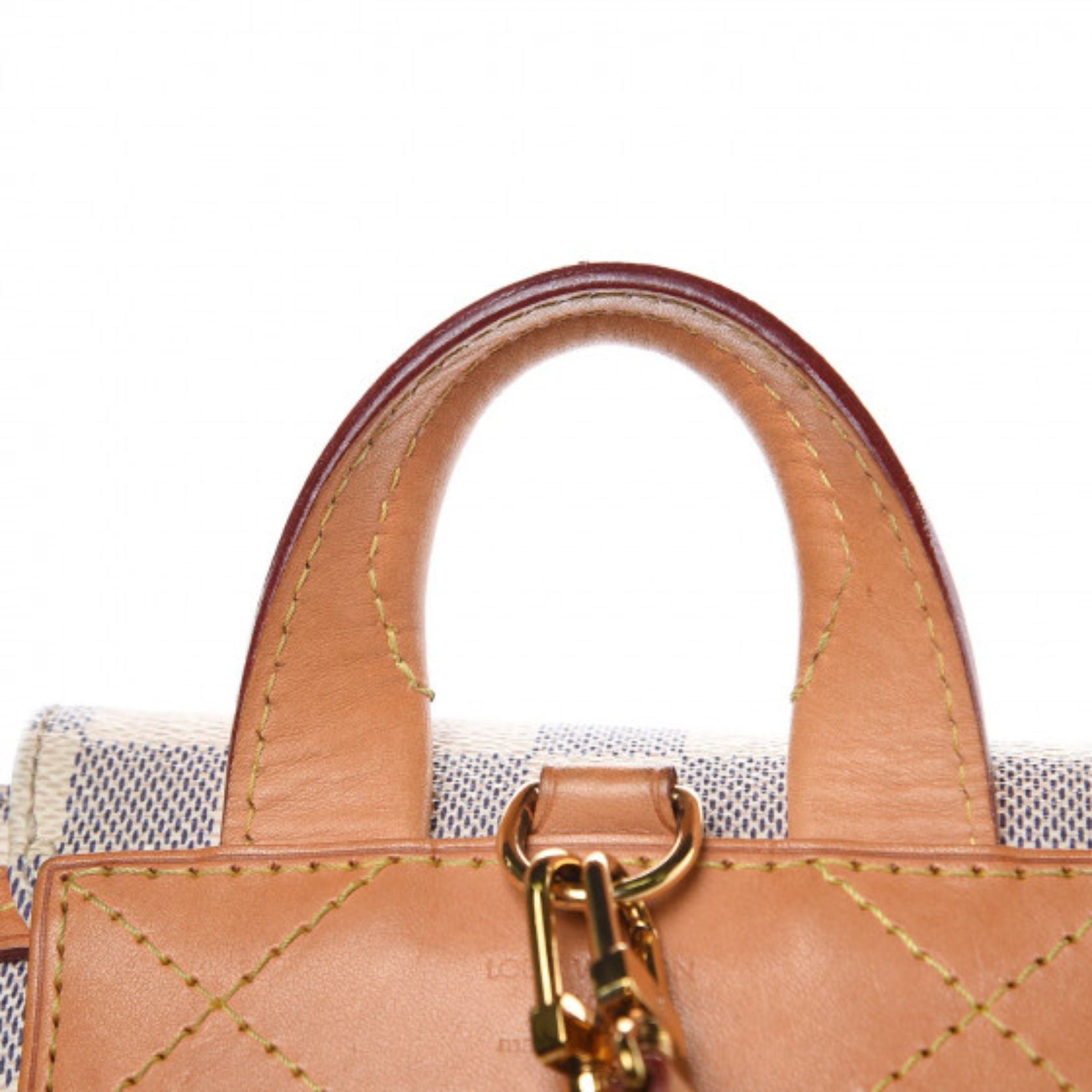 Louis Vuitton Sperone Bb White Damier Azur Canvas Backpack