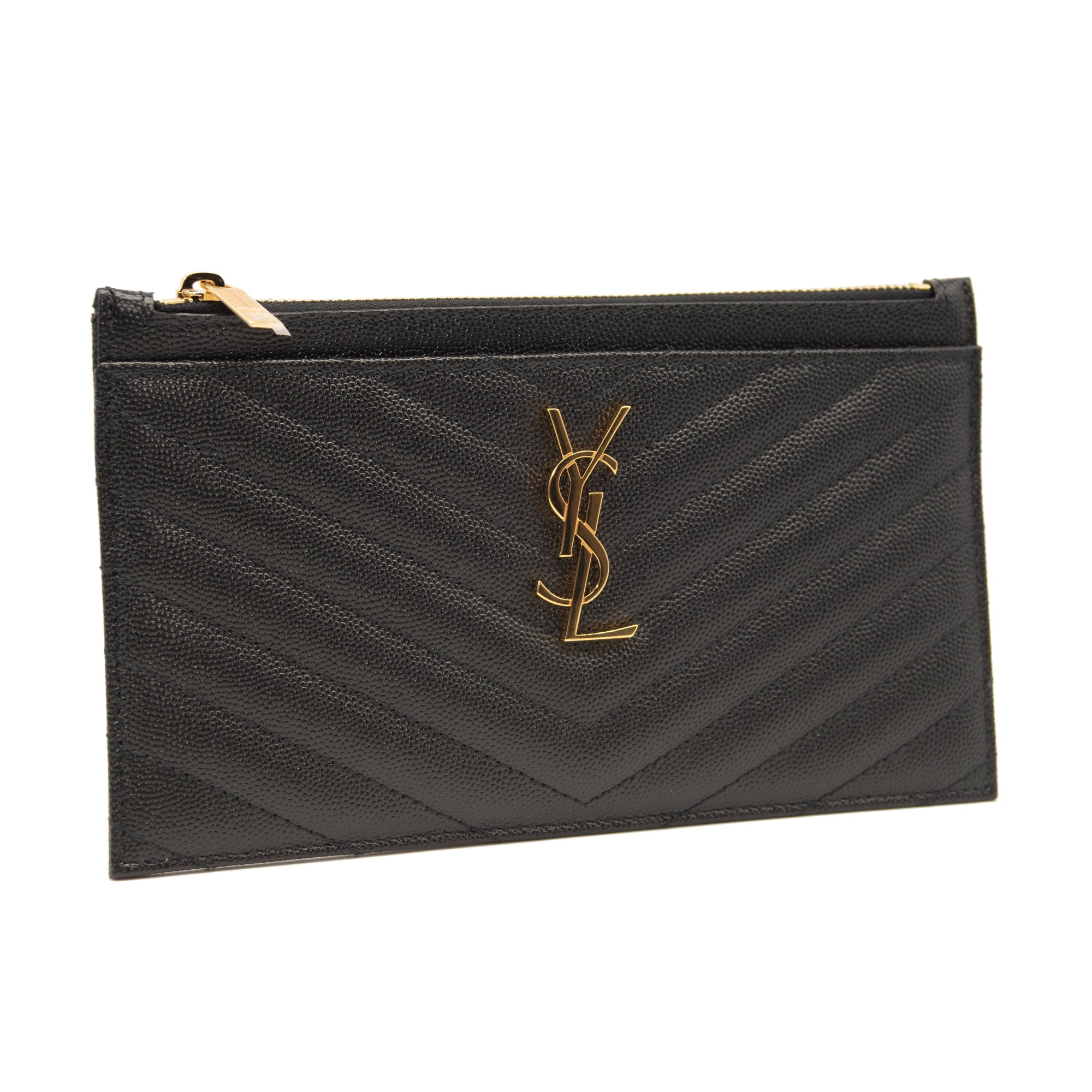 Authentic YSL monogram large bill pouch - like new