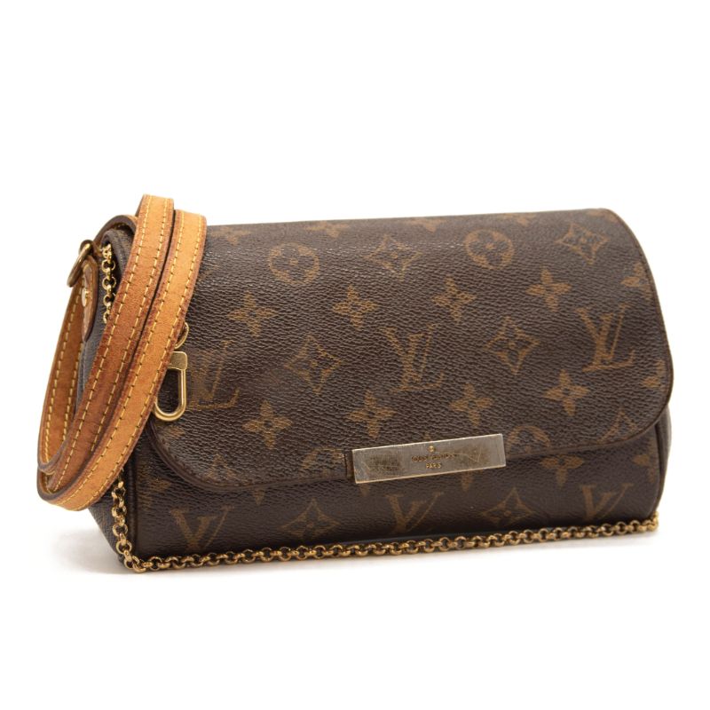 Louis Vuitton Favorite Pm Brown Monogram Canvas Shoulder Bag