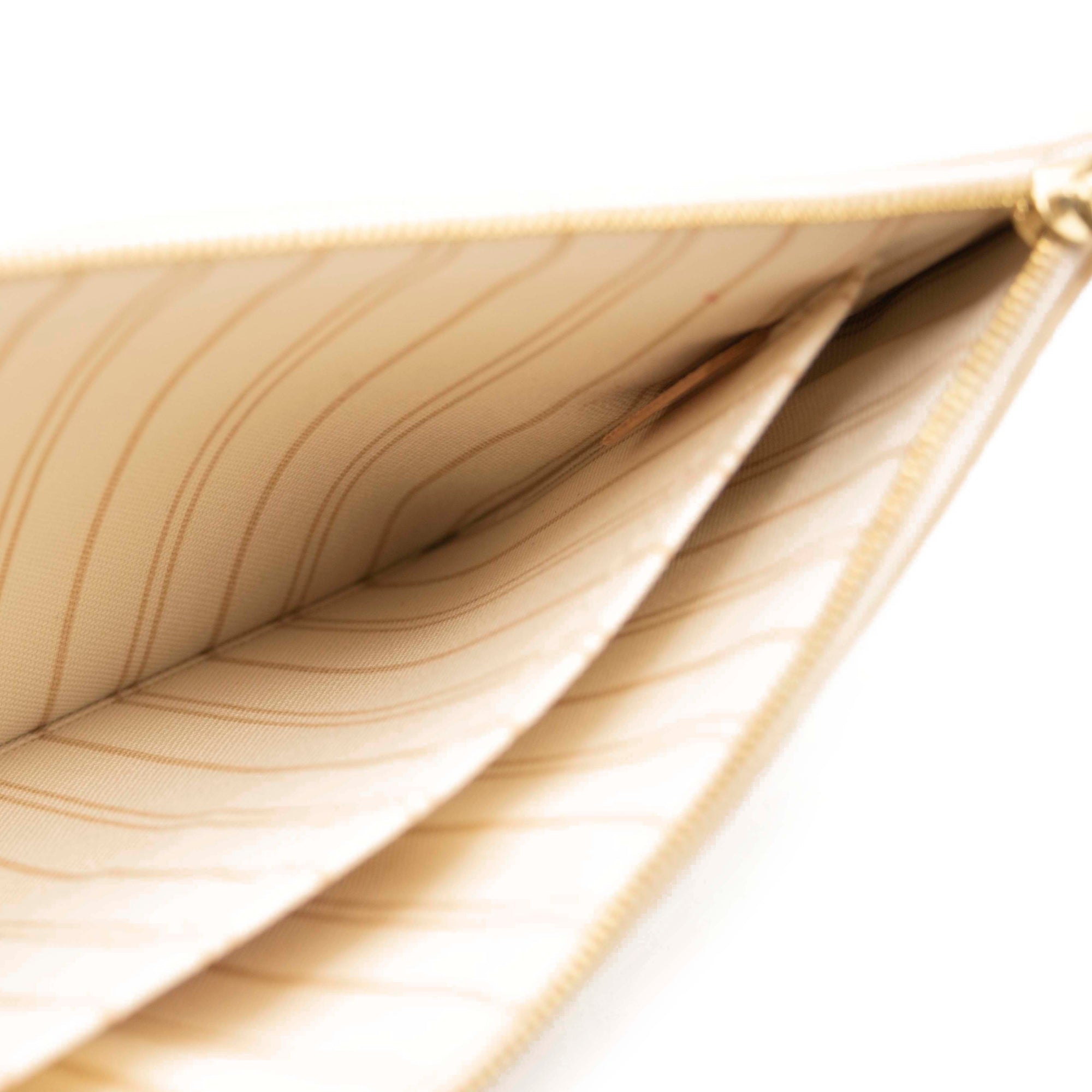 LOUIS VUITTON Damier Azur Neverfull MM GM Pochette