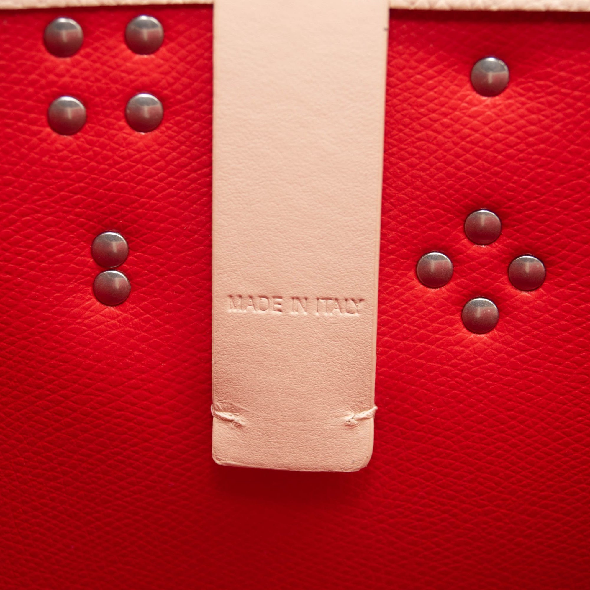 Christian Louboutin Cabata Empire Spike Studded Leather Tote Bag