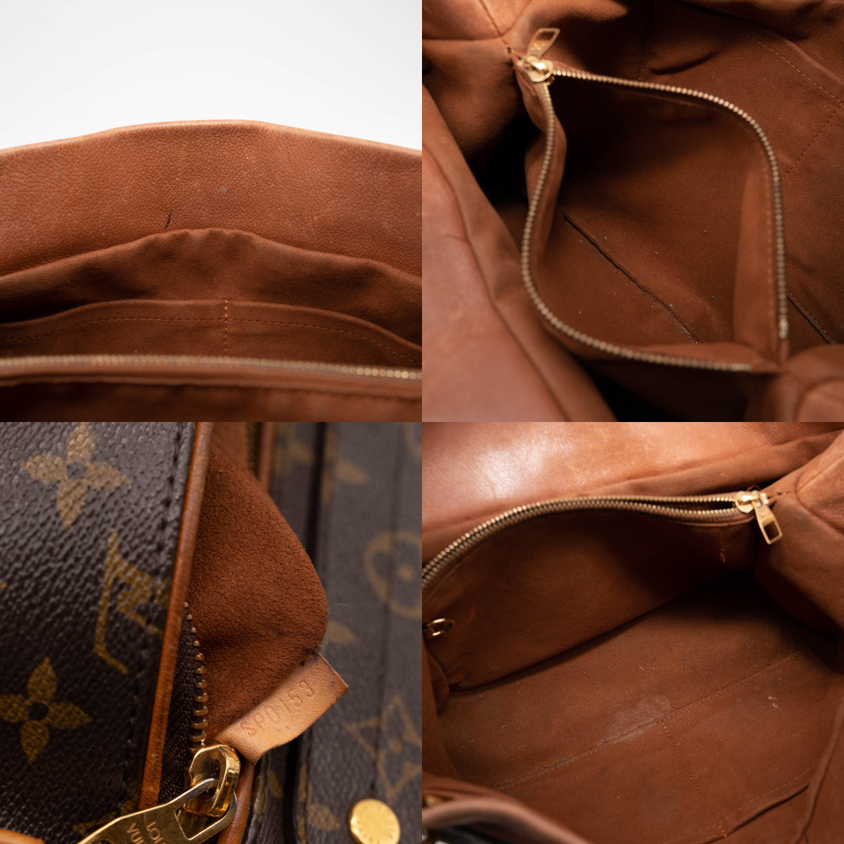 Louis Vuitton Olympe Camel Brown Monogram Canvas Shoulder Bag