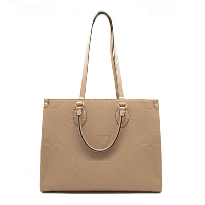 Louis Vuitton 2020s Pre-owned On-The-Go mm Tote Bag - Neutrals