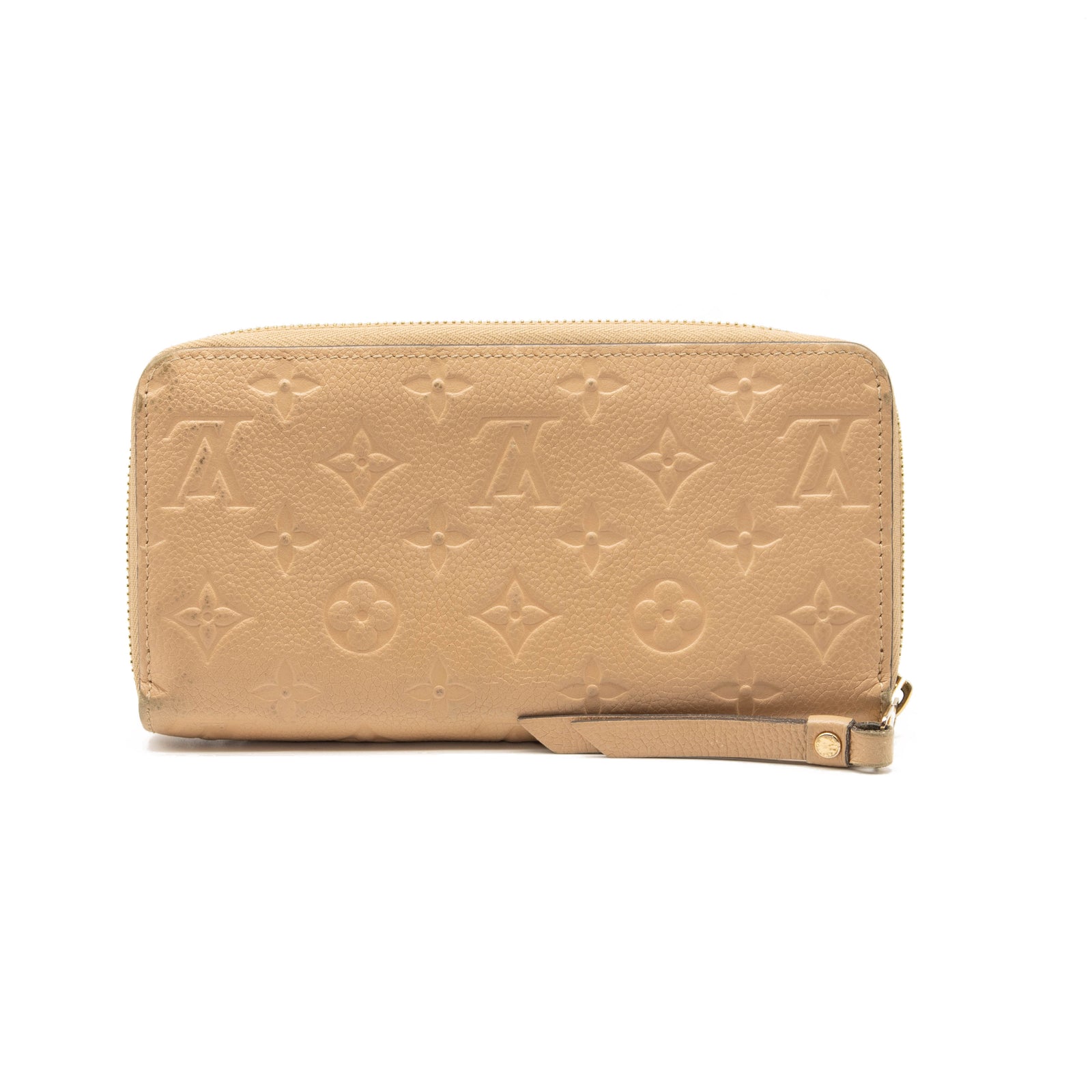 Louis Vuitton Empreinte Zippy Wallet Dune Beige Zip Around