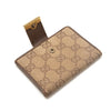 Gucci Supreme Canvas GG Monogram Compact Wallet Brown