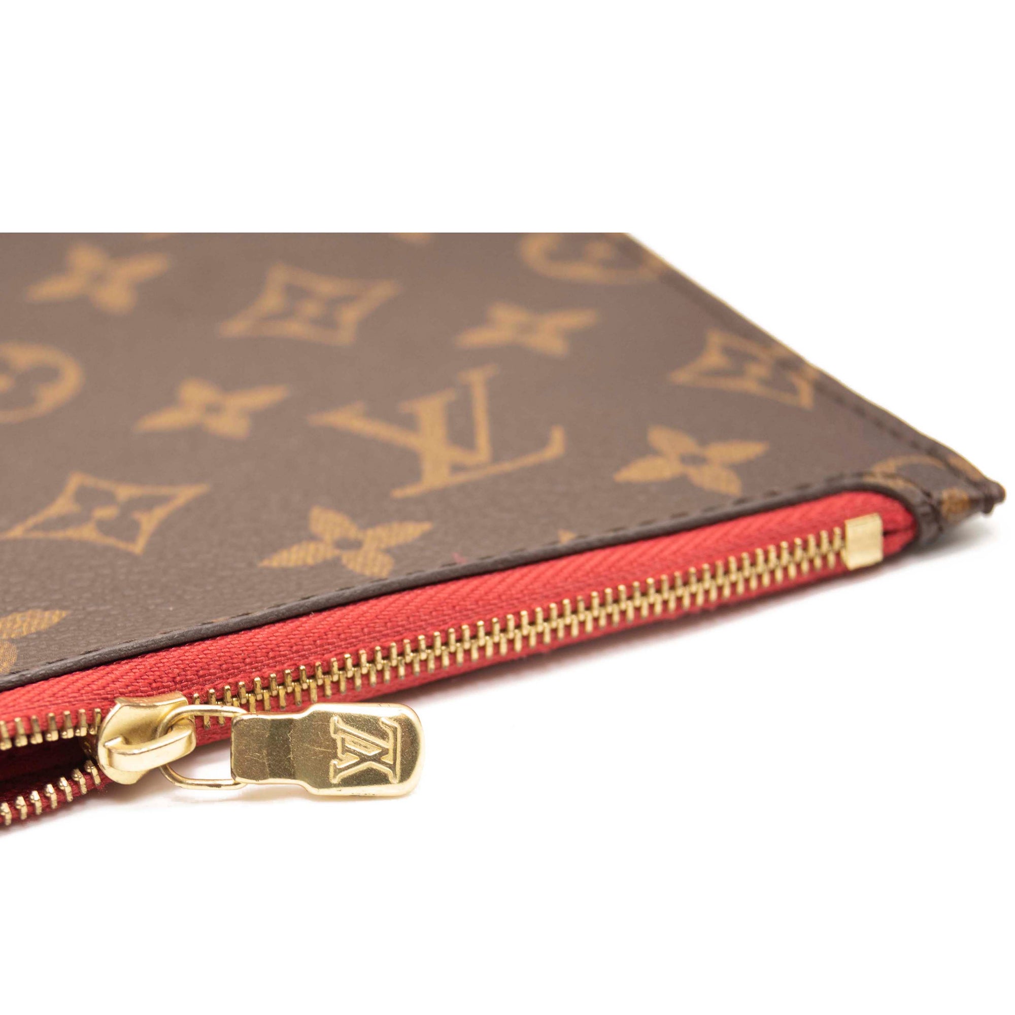 Louis Vuitton Monogram Neverfull MM GM Pochette Cherry