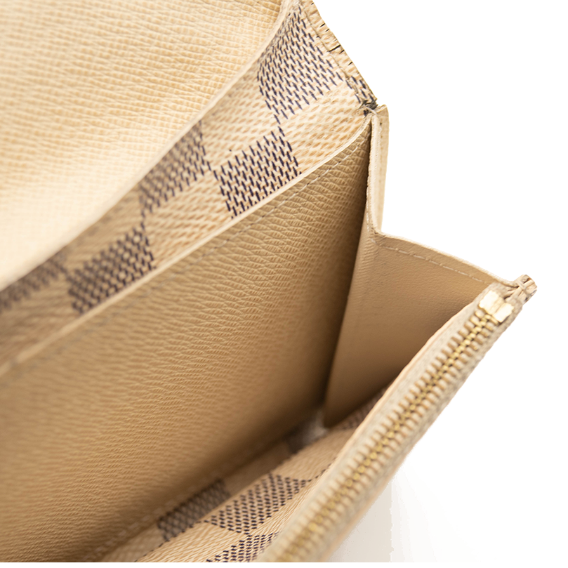 Louis Vuitton Damier Azur Emilie Wallet