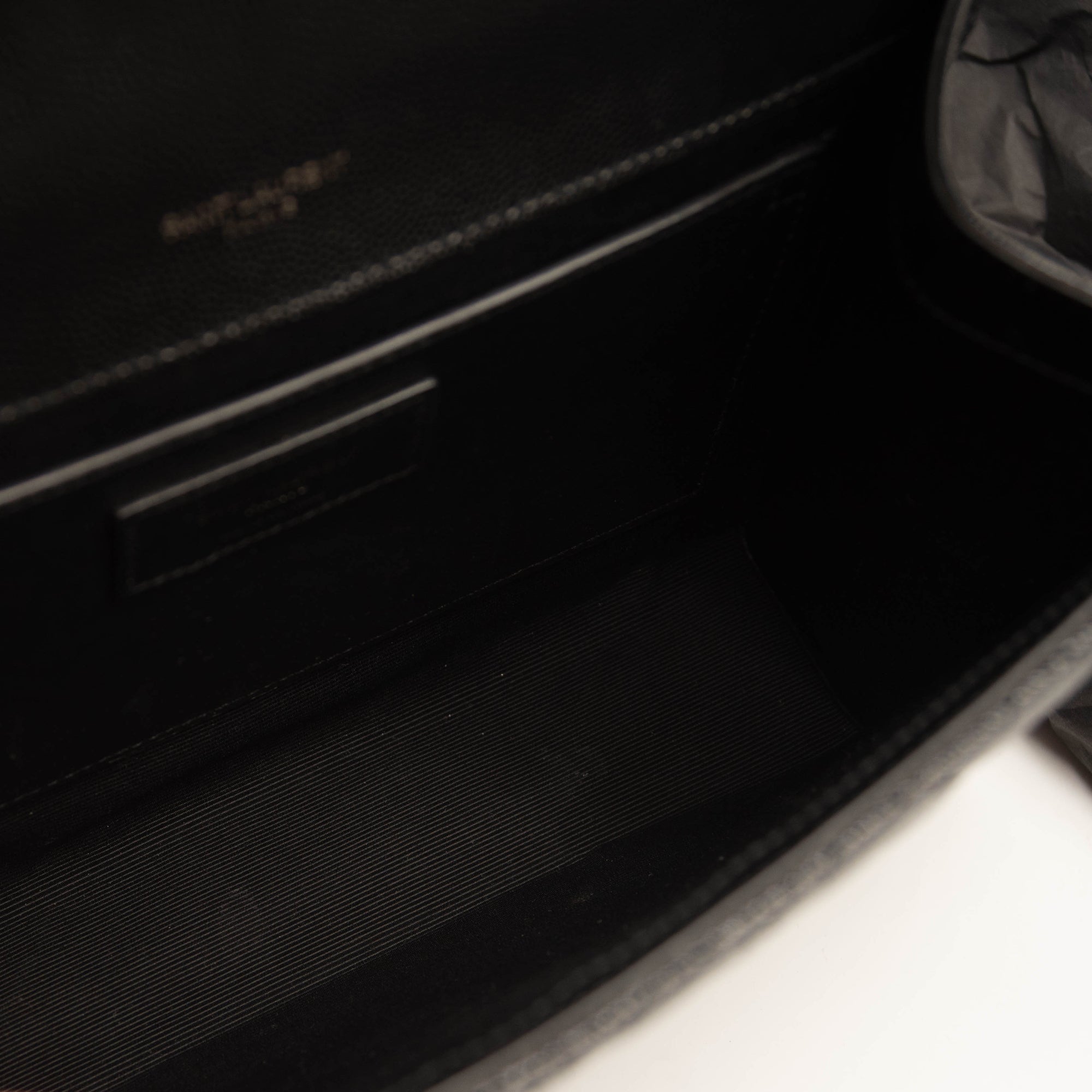 Saint Laurent Medium Envelope Chain Shoulder Bag Black Noir Mixed Matelasse