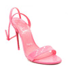 Christian Louboutin Loubigirl 100 Sandals In Rose-pink Patent Leather