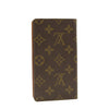 Used LOUIS VUITTON Monogram Pocket Brazza Cover Card Holder 8909AN