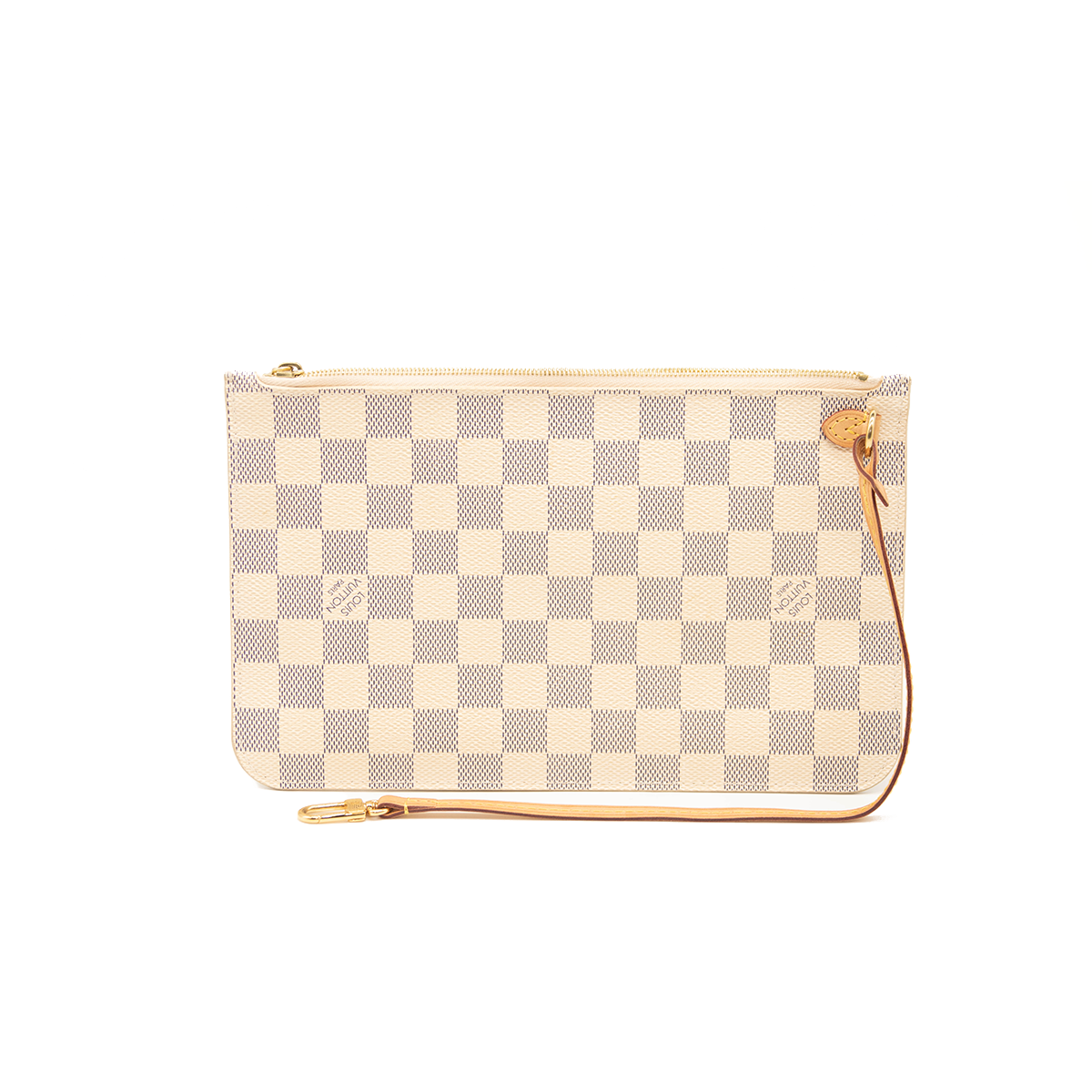 2019 LOUIS VUITTON Damier Azur Neverfull MM GM Pochette MS1199