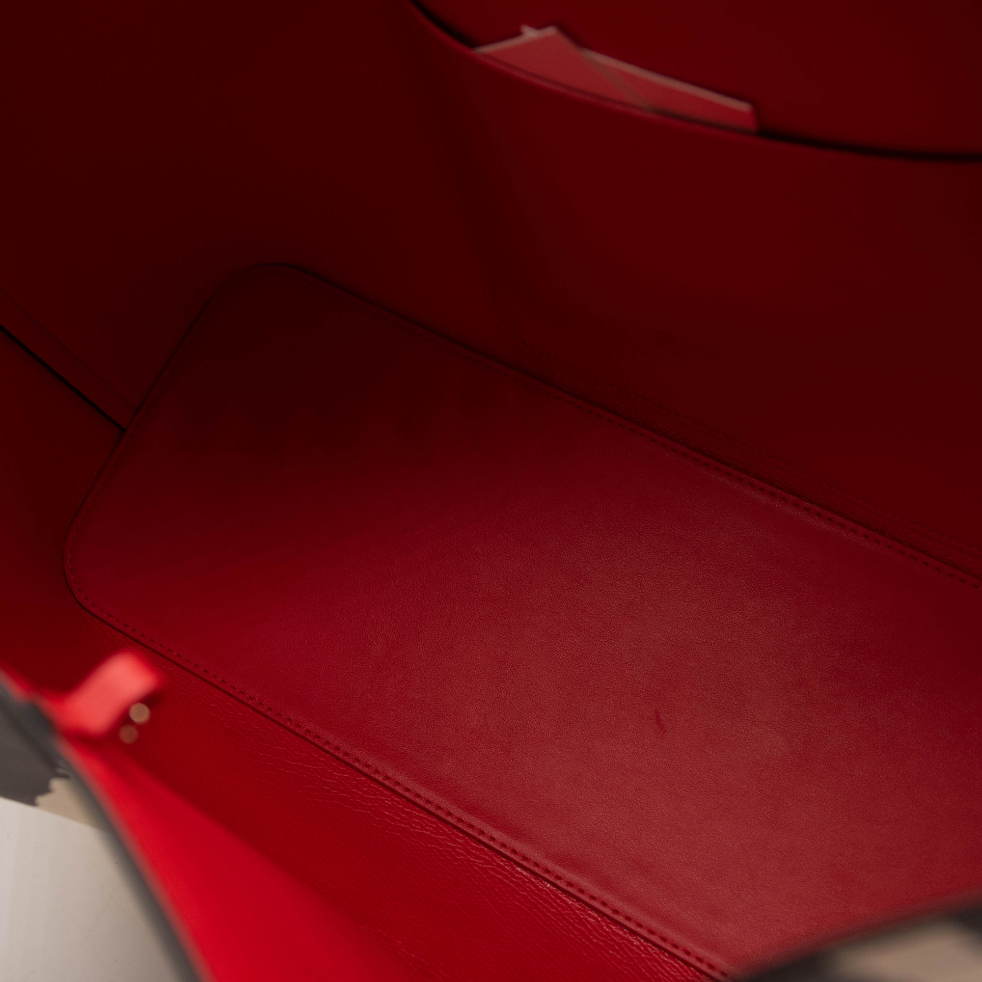 Christian Louboutin Large Cabarock Zebra Stripe Tote in Dark Brown