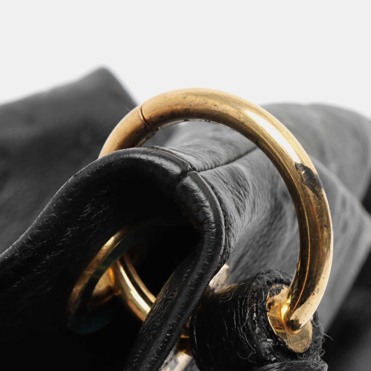 USED Louis Vuitton Empreinte Artsy MM Black Leather Hobo