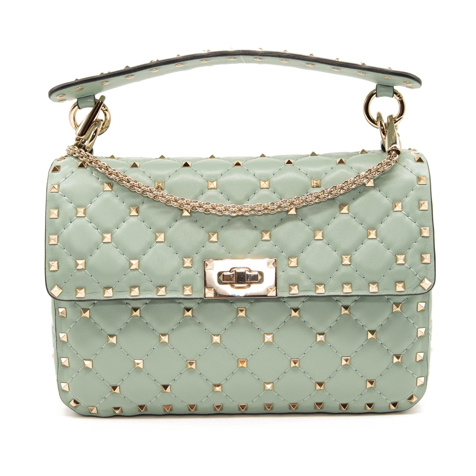 Valentino Garavani Medium Rockstud Matelasse Quilted Leather Shoulder Bag