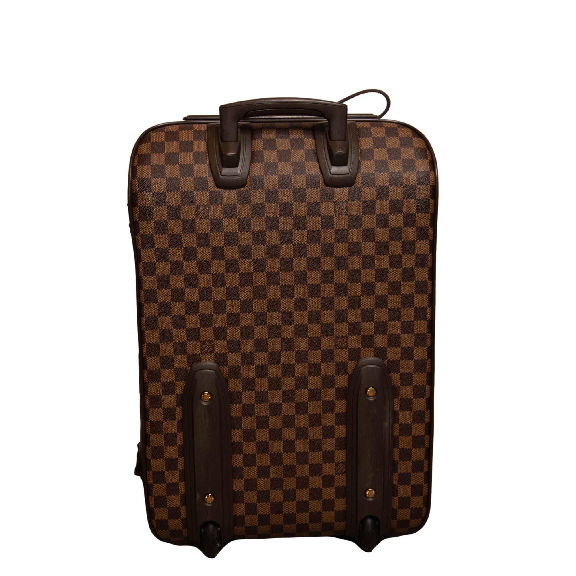 Louis Vuitton Damier Ebene Pegase 55 Rolling Luggage Carry On Suitcase