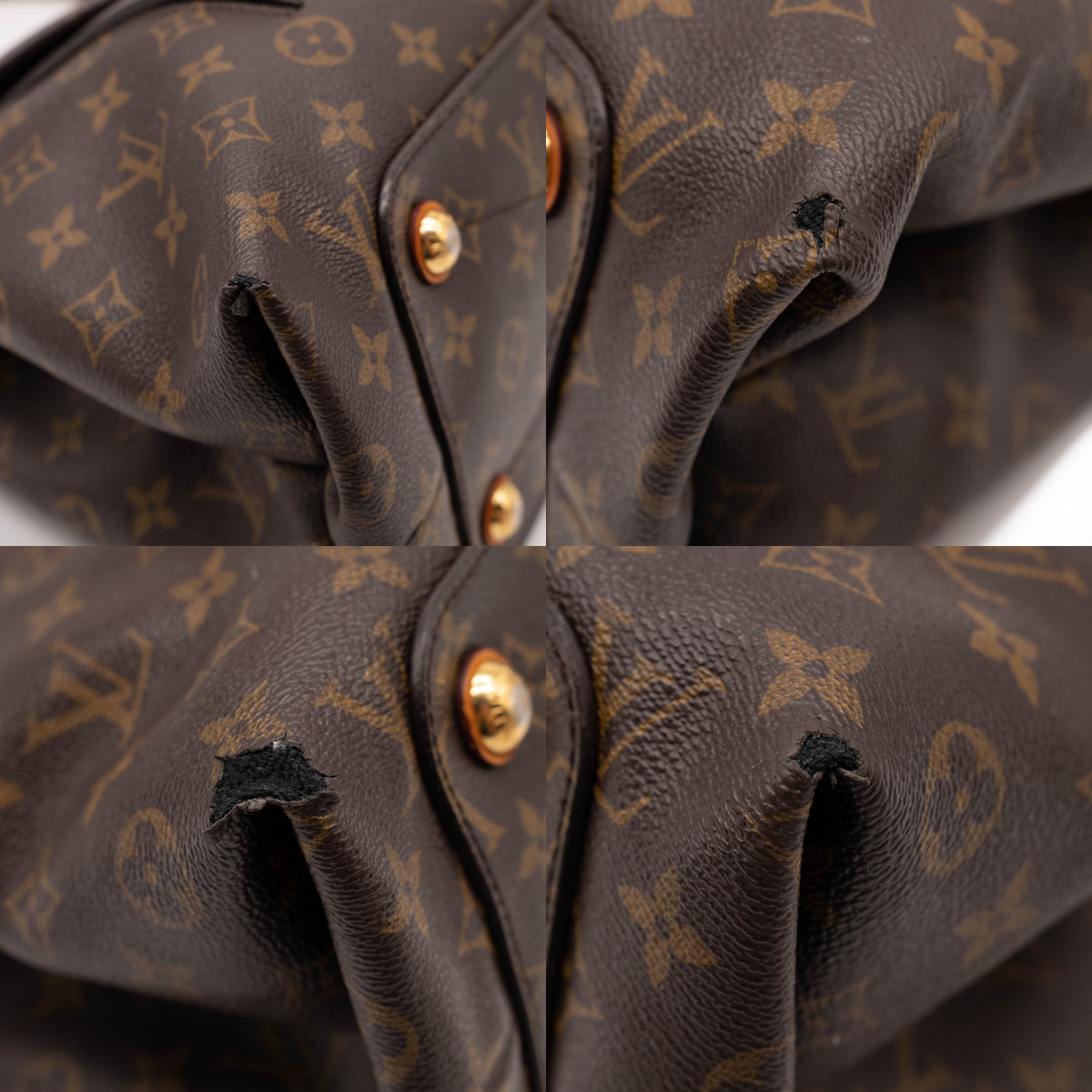 Louis Vuitton Olympe Camel Brown Monogram Canvas Shoulder Bag