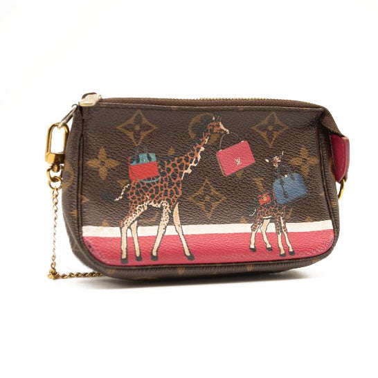 Louis Vuitton Monogram 2017 Christmas Animation Mini Pochette Accessories