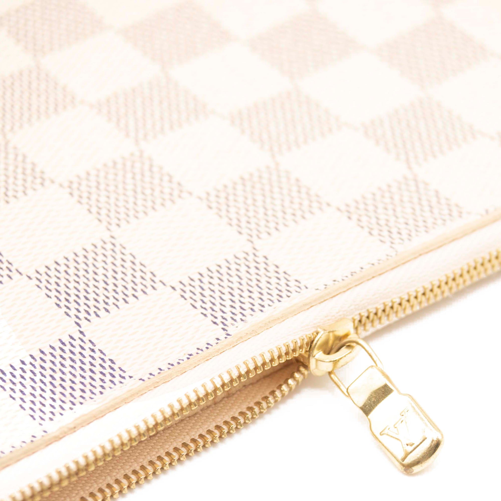 LOUIS VUITTON Damier Azur Neverfull MM GM Pochette